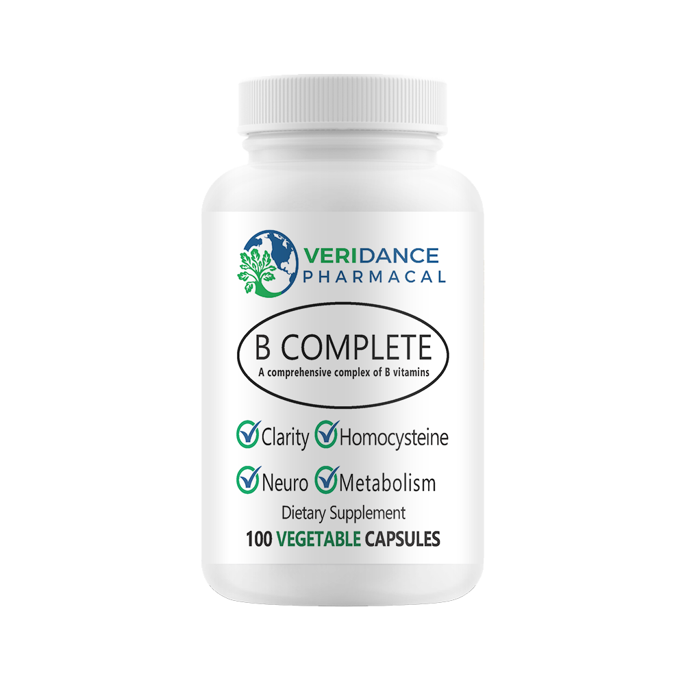 B-COMPLETE, Vitamin B complex, 100 soft vegetable capsules