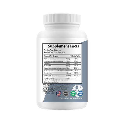 B-COMPLETE, Vitamin B complex, 100 soft vegetable capsules