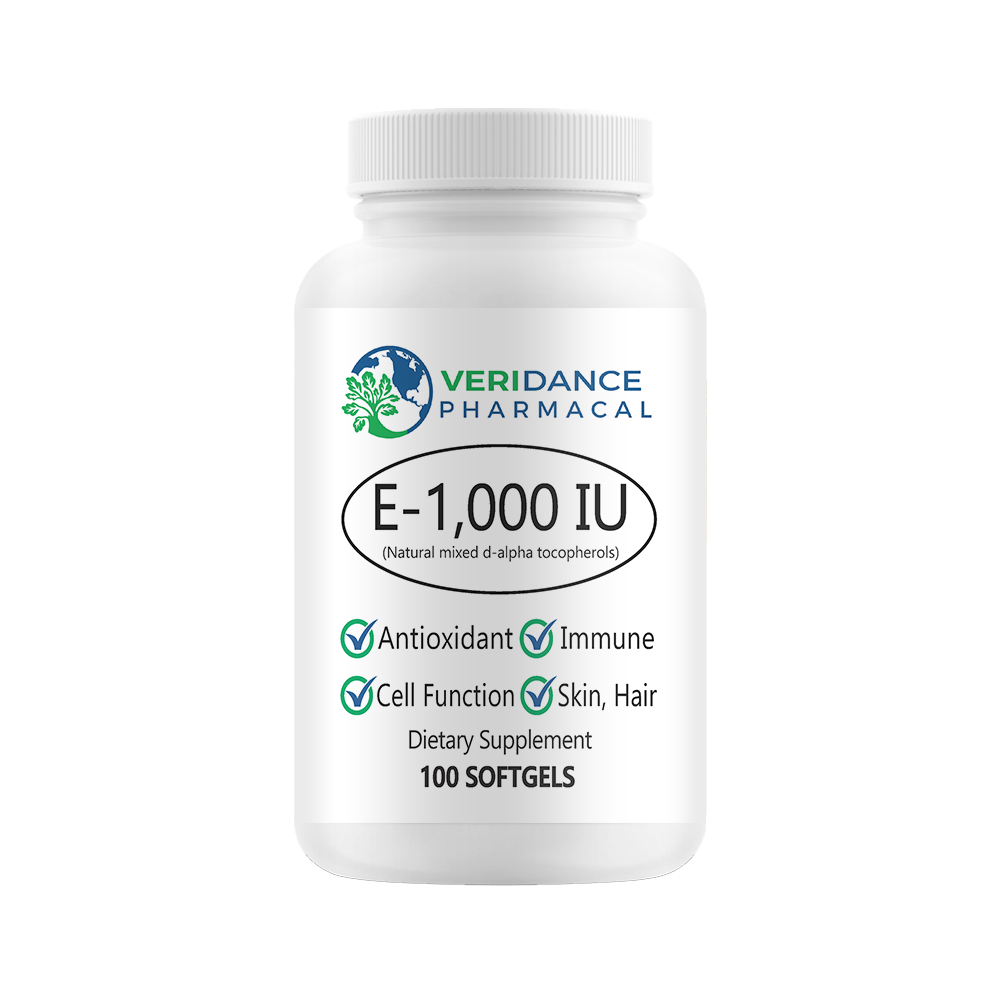 Bio-E, Vitamin E, E-1000IU, 100 softgels