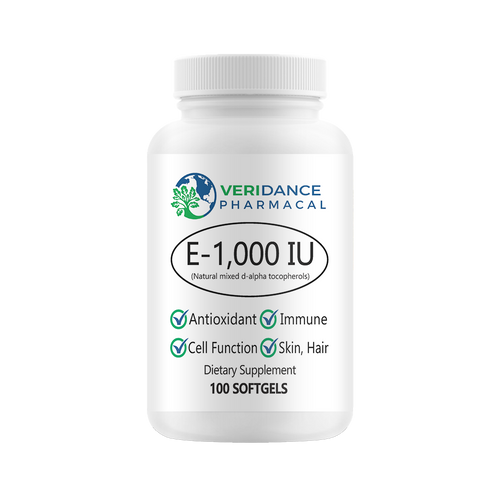 Bio-E, Vitamin E, E-1000IU, 100 softgels