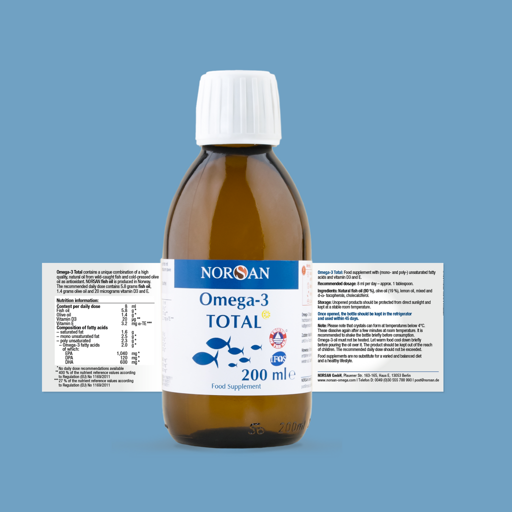 Norsan Omega-3 Total Natural Fish Oil (Lemon Taste) 200ml