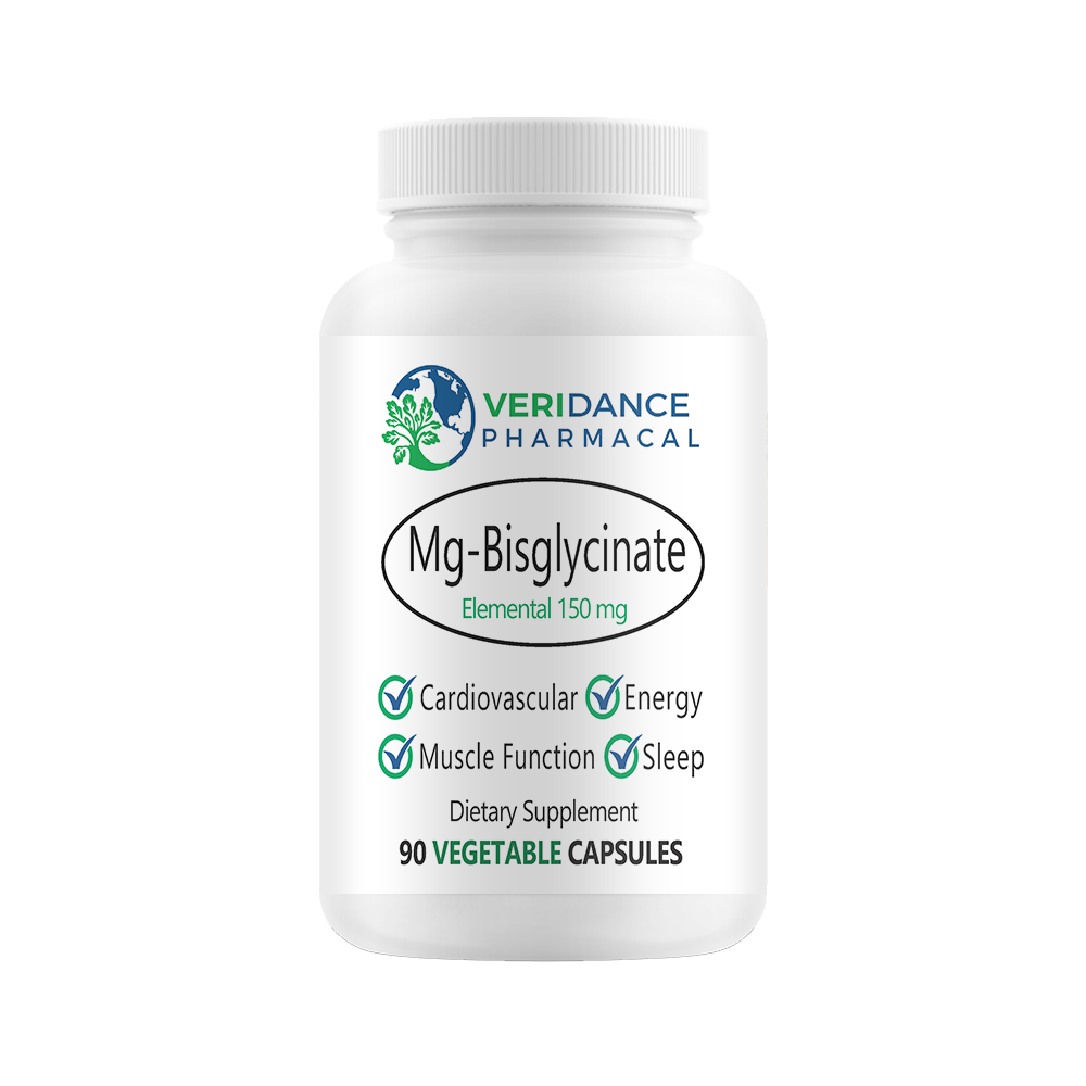 Magnesium Bisglycinate, 150mg, Ultra-pure, 90 soft vegetable capsules